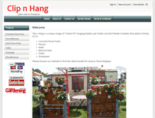 Tablet Screenshot of clipnhang.com